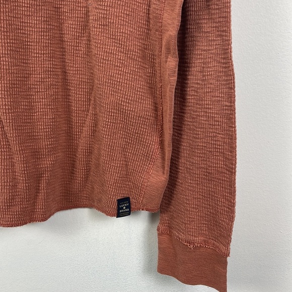 Lucky Brand Mens Garment Dye Thermal Crew - L - Picture 4 of 6